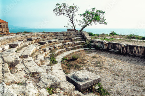 Roman Theater in Byblos (jubail) lebanon photo