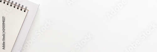 Obraz na plátně White office desk with empty space for text