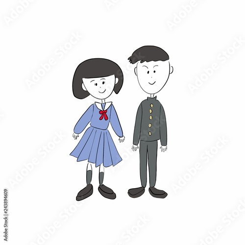 学生カップル