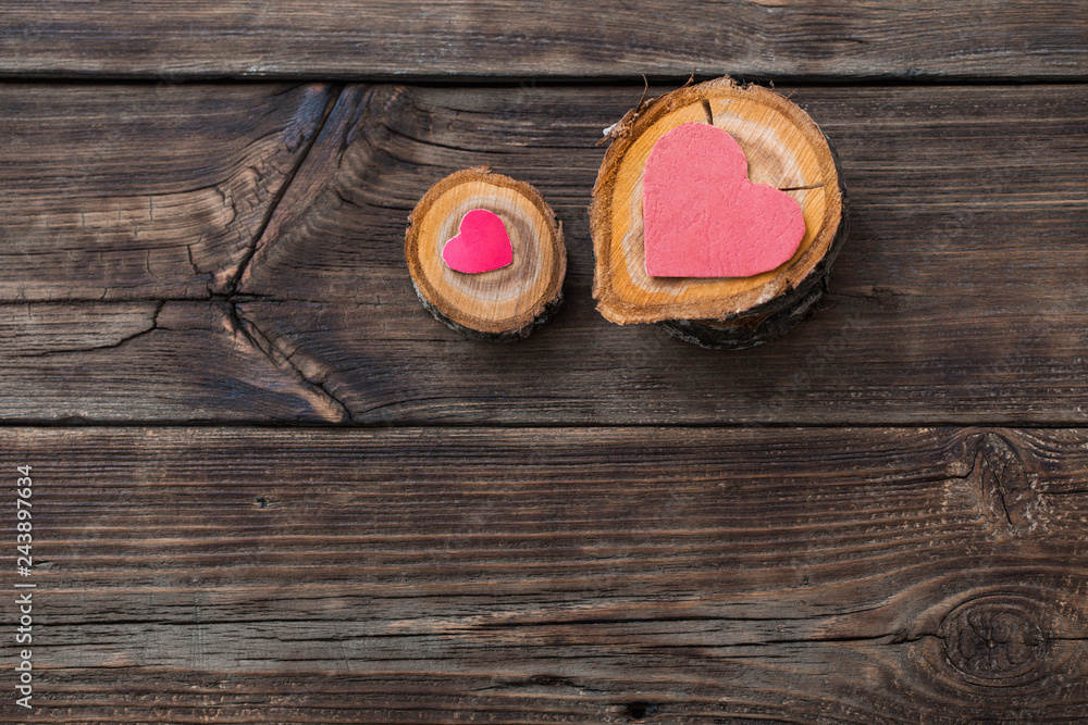 heart shaped paper on wooden background heart shaped paper on wooden background