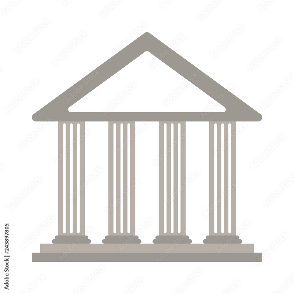 Bank building symbol Bank building symbol