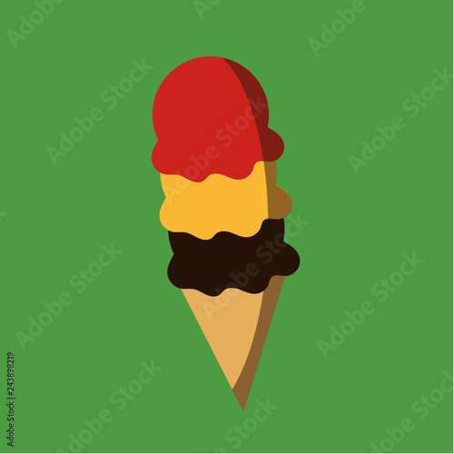 Simple Vector Ice Cream