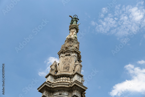 Spire of the Immaculate Virgin in Naples, Italy
