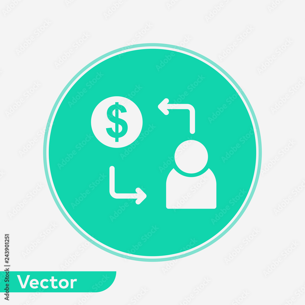 Salary vector icon sign symbol Salary vector icon sign symbol
