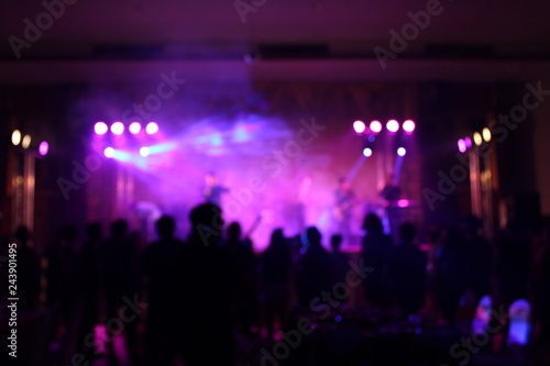 The party has blurred people.