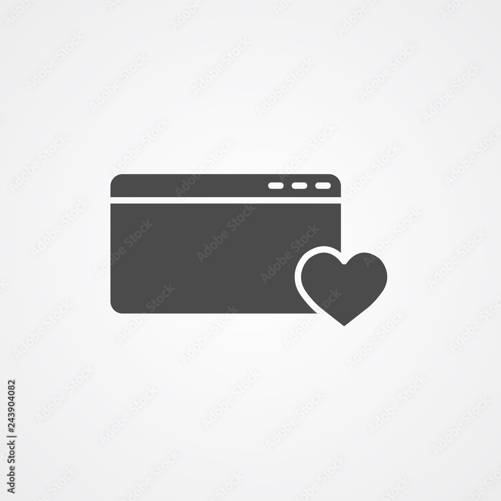 Website vector icon sign symbol Website vector icon sign symbol