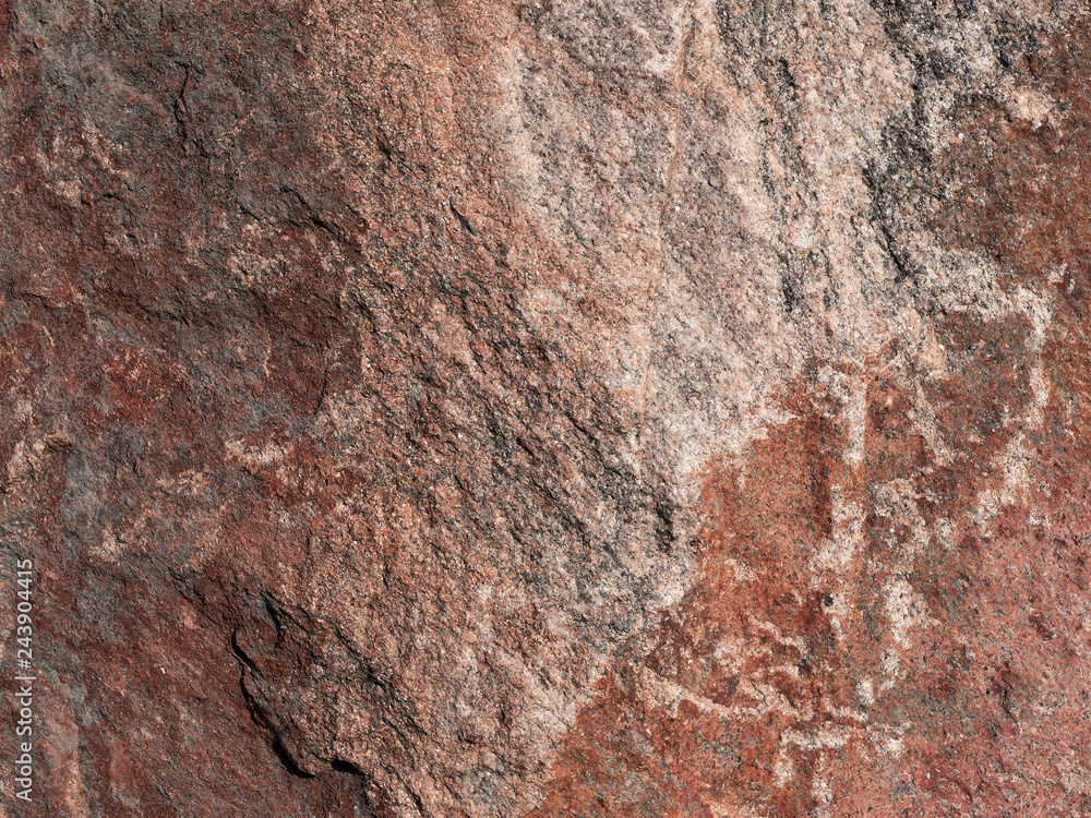 texture of rock red