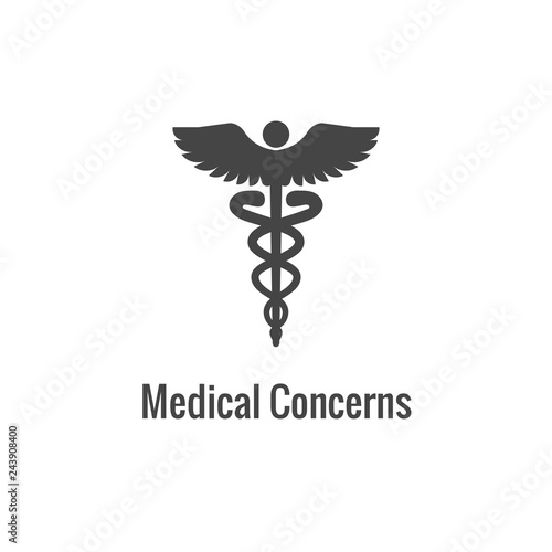 BMI / Body Mass Index Icon - image portraying weight balance