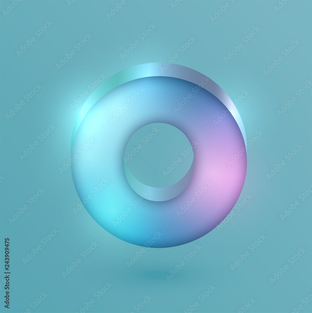 3D realistic neon character, vector 3D realistic neon character, vector
