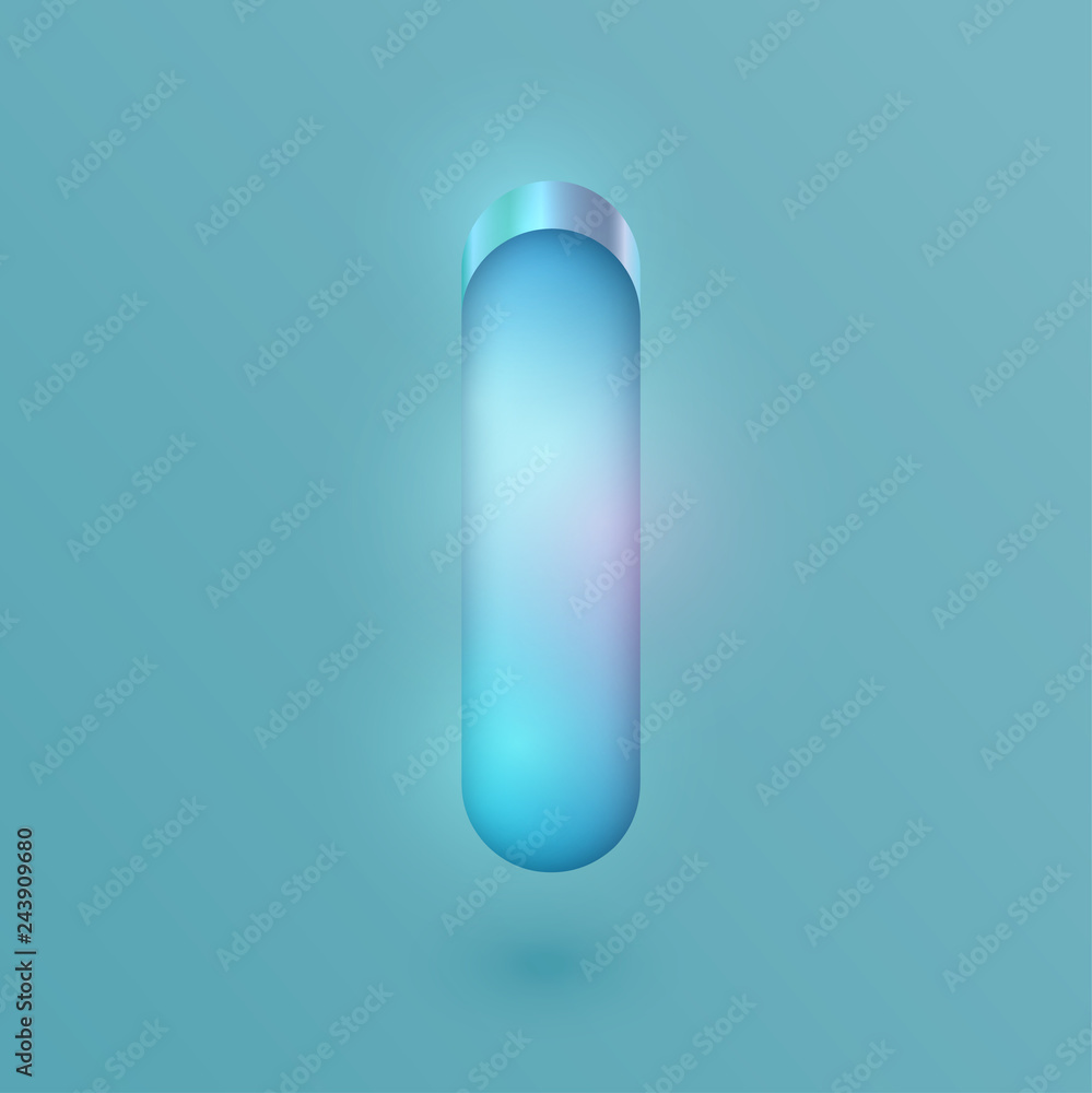 3D realistic neon character, vector 3D realistic neon character, vector