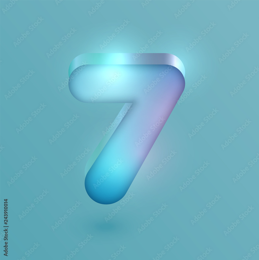 3D realistic neon character, vector 3D realistic neon character, vector