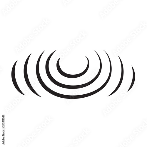 circles on the water