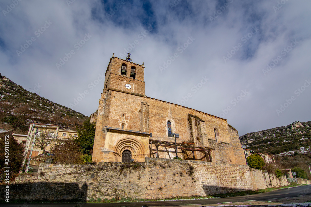 Romanesque church of Santa Maria la Mayor of Escalada Burgos