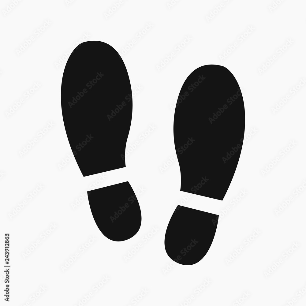 Shoe Prints. Vector illustration. EPS 10. Shoe Prints. Vector illustration. EPS 10.