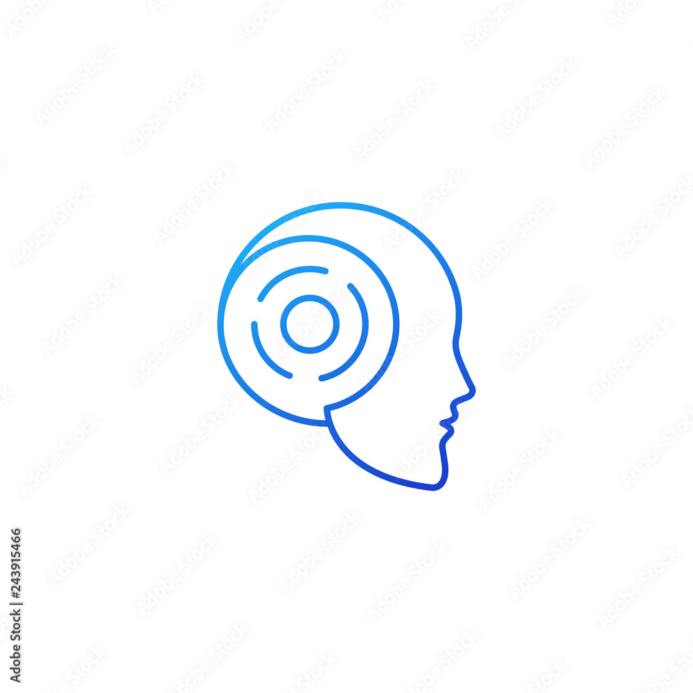Artificial intelligence vector icon Artificial intelligence vector icon