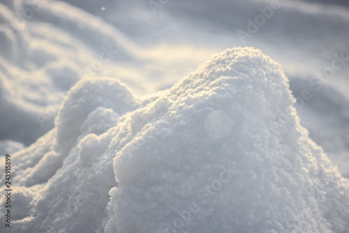 Photography Snow snowbank on a Sunny day