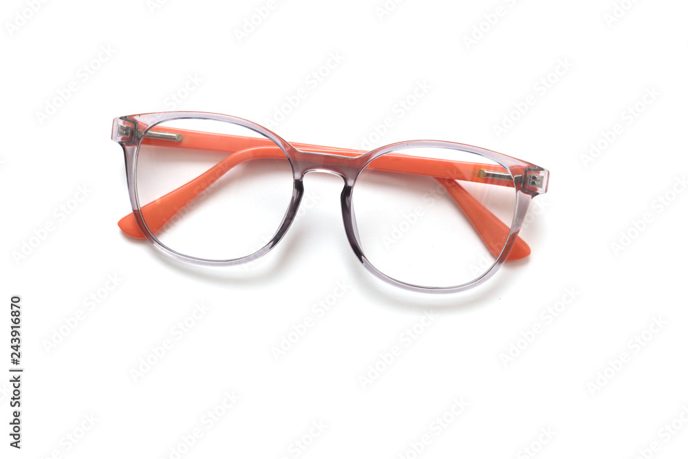 Eyeglass frame on white background. Isolated Eyeglass frame on white background. Isolated