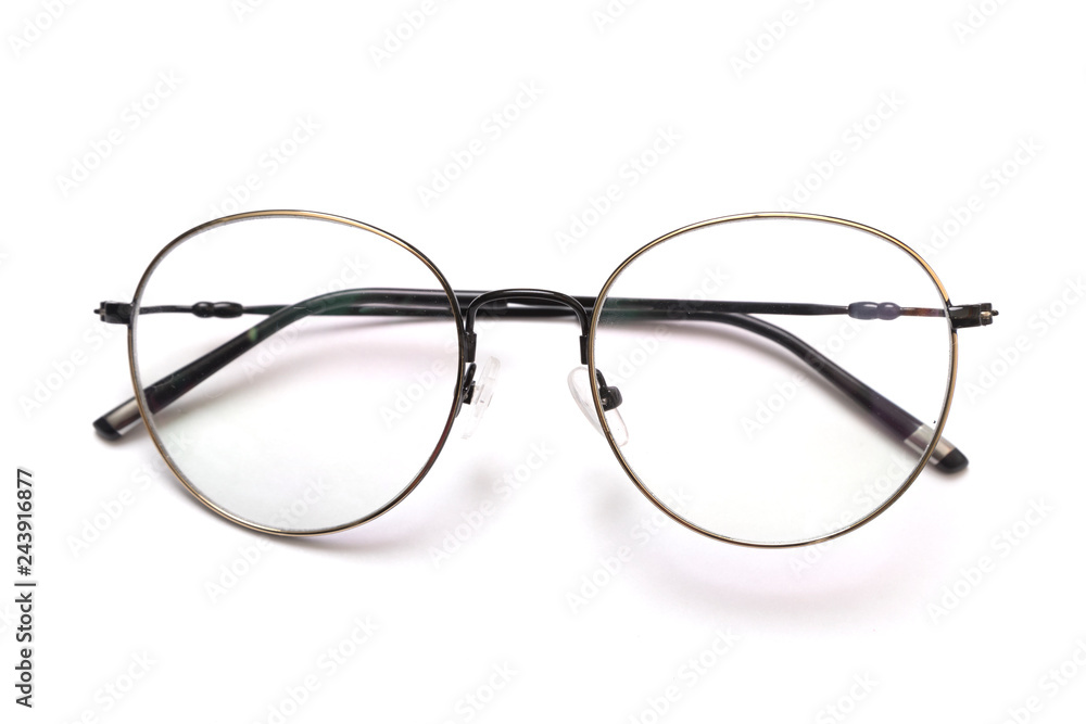 Eyeglass frame on white background. Isolated Eyeglass frame on white background. Isolated