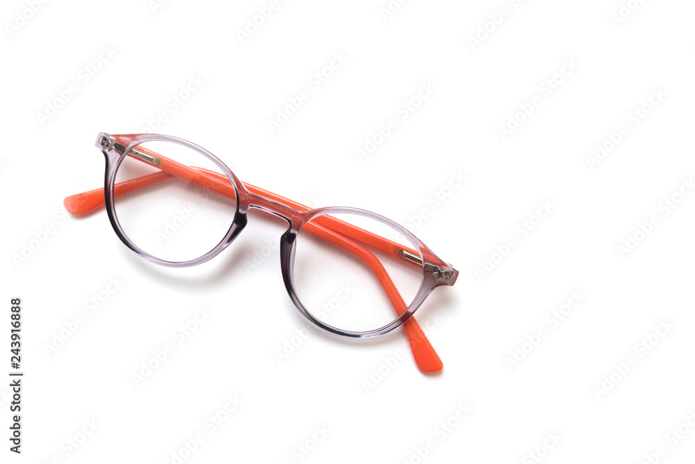 Eyeglass frame on white background. Isolated Eyeglass frame on white background. Isolated