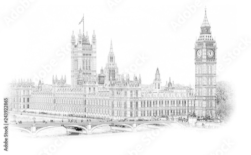 Photography Big Ben, London, England, UK