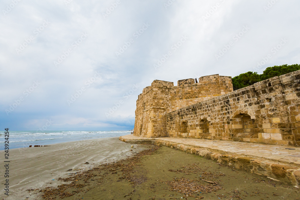 Fototapeta premium Beautiful castle in Larnaca Cyprus