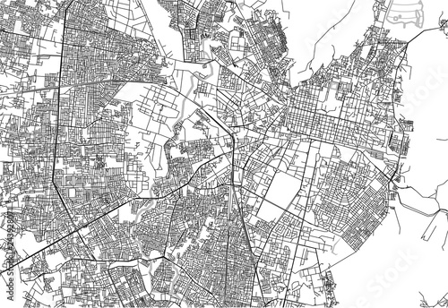 Area map of Jaipur, India