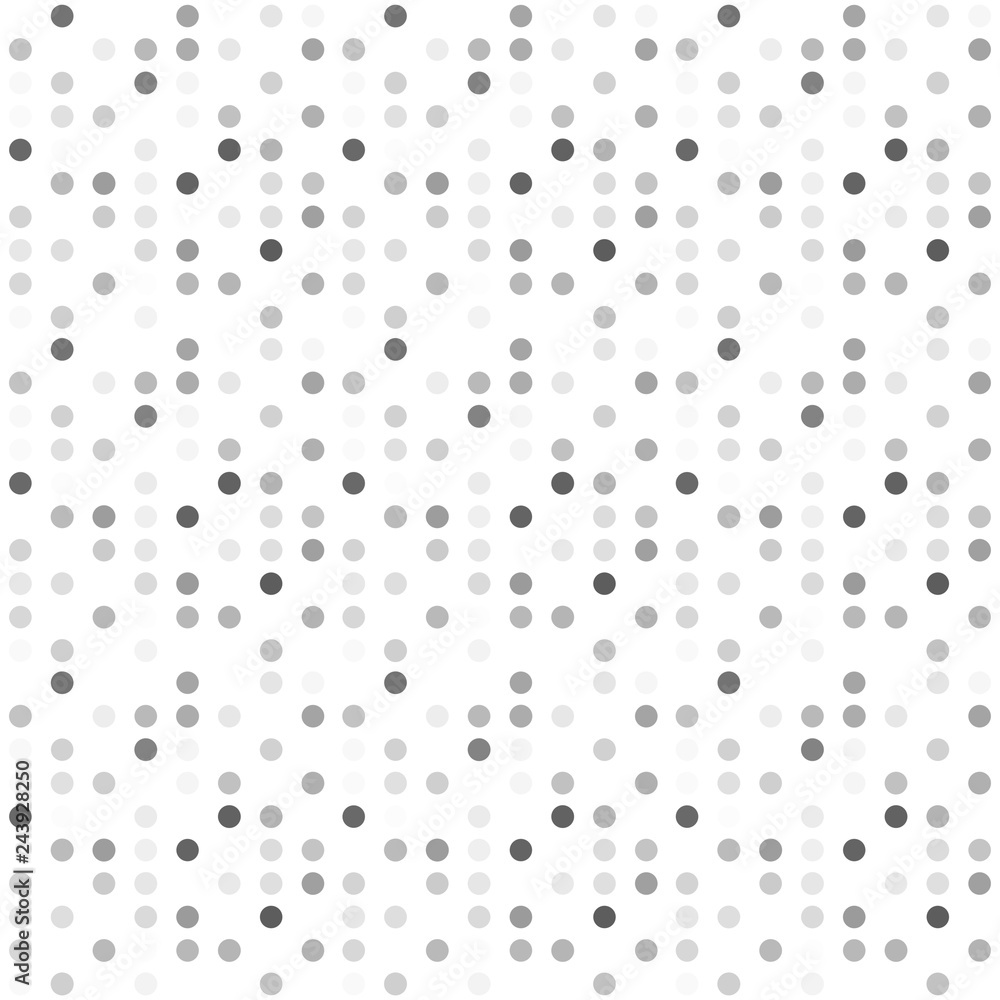 Seamless abstract pattern background with a variety of colored circles.