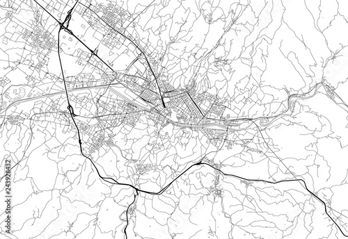 Area map of Florence, Italy