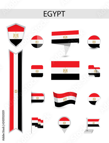 Free Download Egypt Flat Flag Collection - GFXLoad