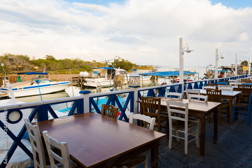 Potamos fishing village on Cyprus