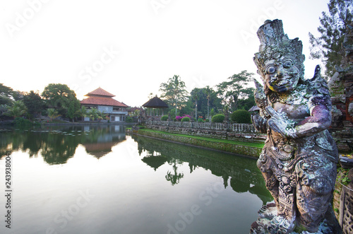 Close view to a statue at Taman ayun temple, Bali, Indonesia © Tayfun