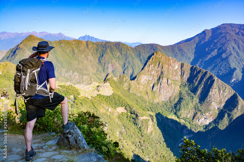 Naklejka premium machu picchu world wonder
