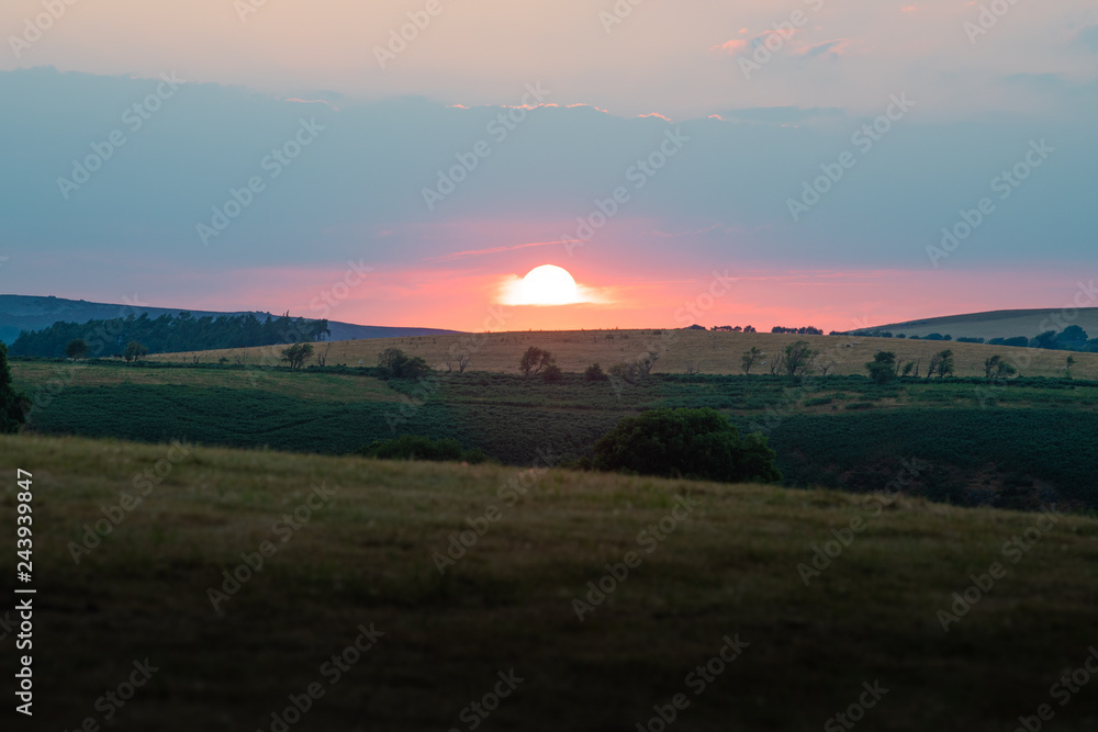 Sunset Shropshire Hills