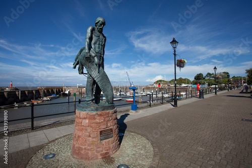 The Statue of the Ancient Mariner at Watchet photo