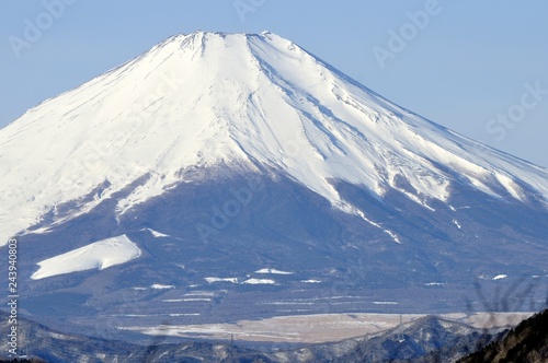 厳冬期の富士山 © Green Cap 55
