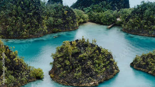 Pianemo Island, Blue Lagoon, Raja Ampat, West Papua, Indonesia