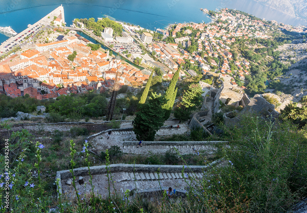 Castle Of San Giovanni, St John fortress, Kotor, Montenegro