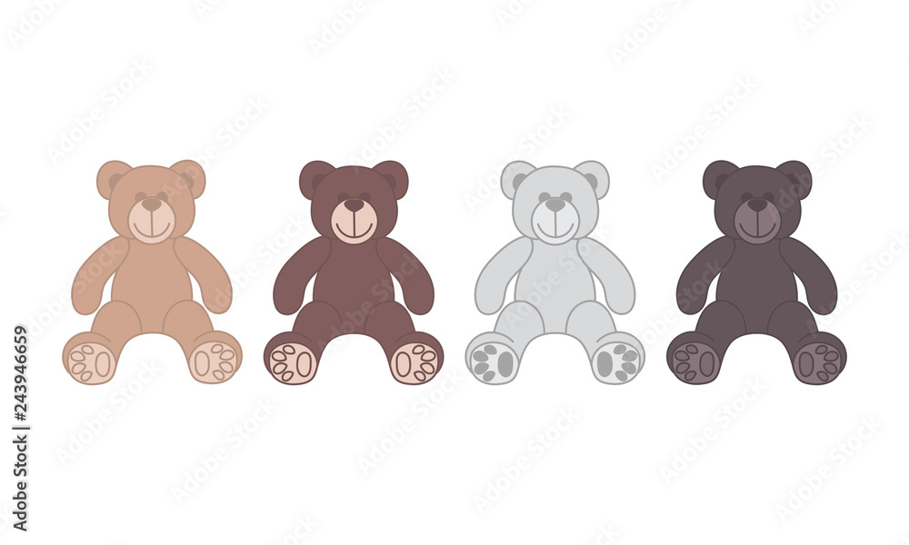 4 clearance teddy bears