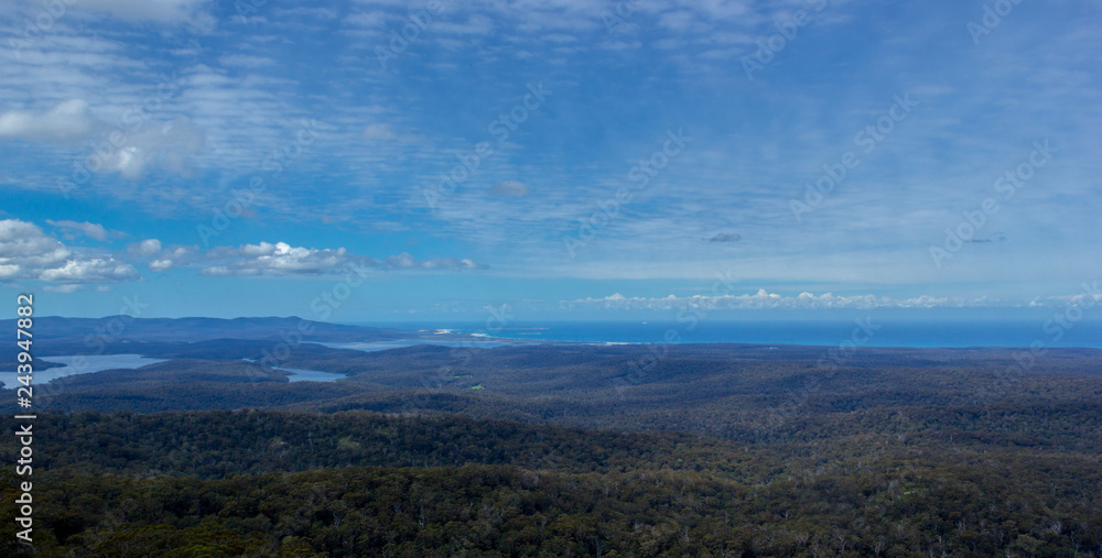 Croajingolong National Park viewed from Genoa Peak, Victoria, Australia