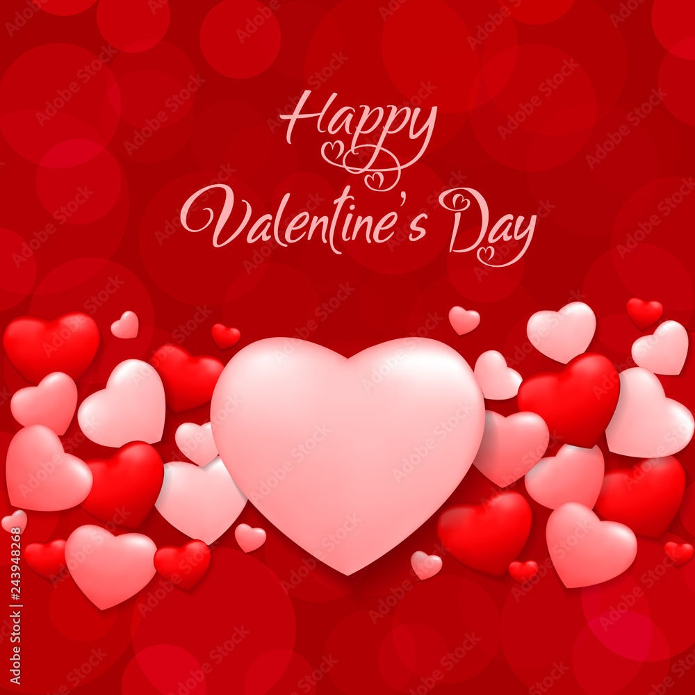 Valentines day background with red heart pattern. Vector illustration. Posters, brochure, invitation, wallpaper, flyers, banners. Valentines day background with red heart pattern. Vector illustration. Posters, brochure, invitation, wallpaper, flyers, banners.
