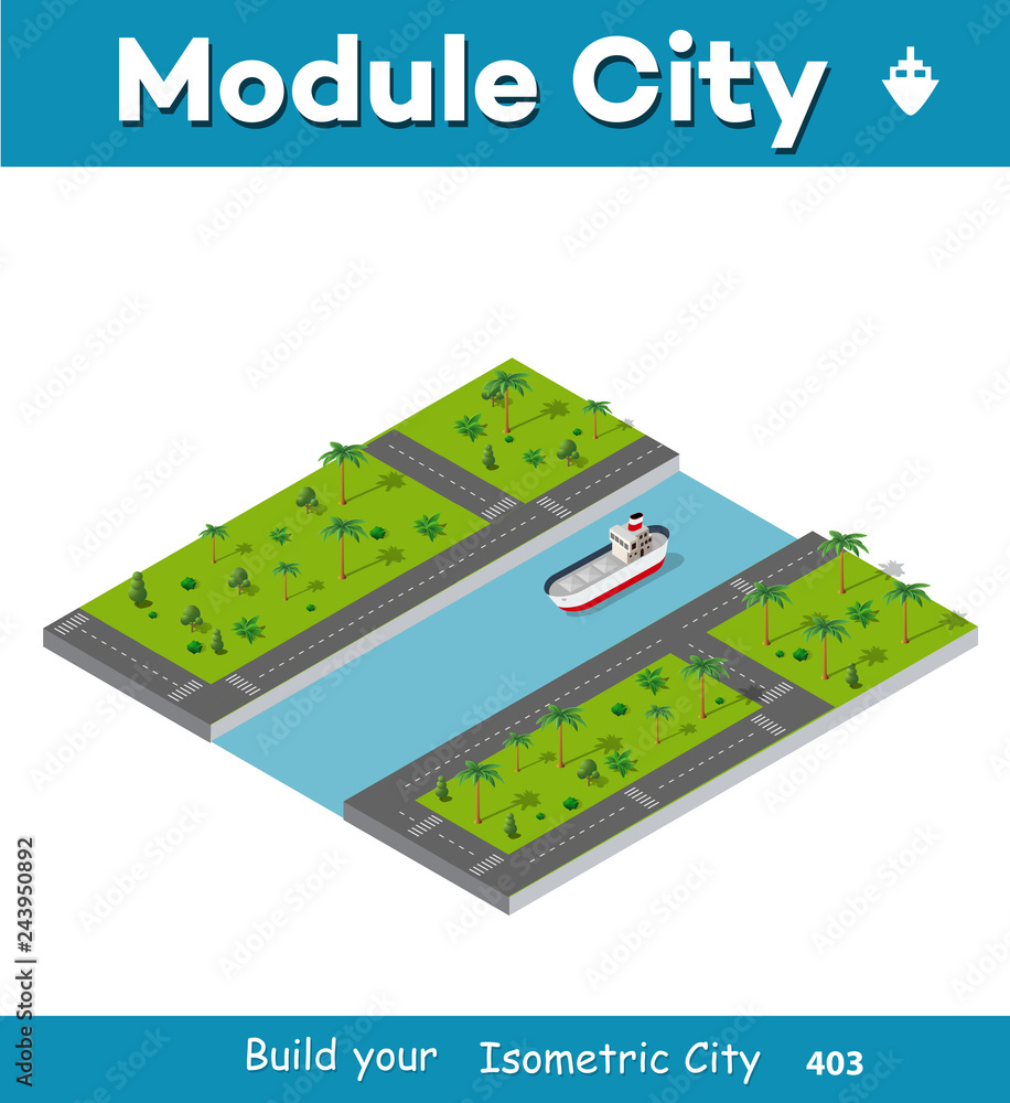 Isometric ship cargo