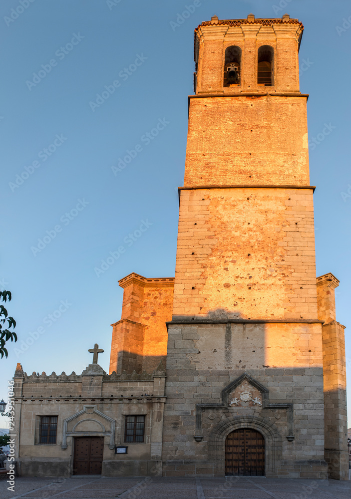 Parish Church of San Pedro Apostol in Montijo, Badajoz, Spain