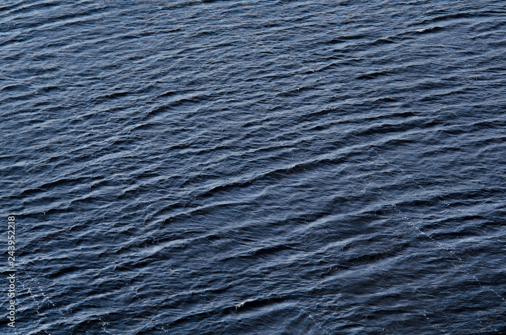 Blue water surface as background Blue water surface as background