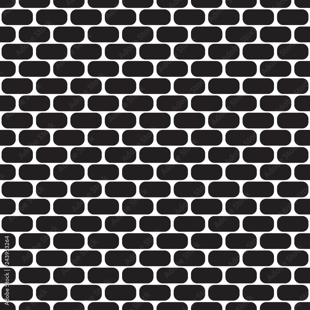Seamless pattern with ovals. Brick wall. Seamless pattern with ovals. Brick wall.
