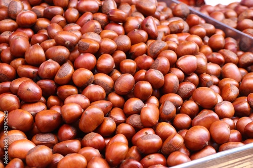 chestnuts seed at street food