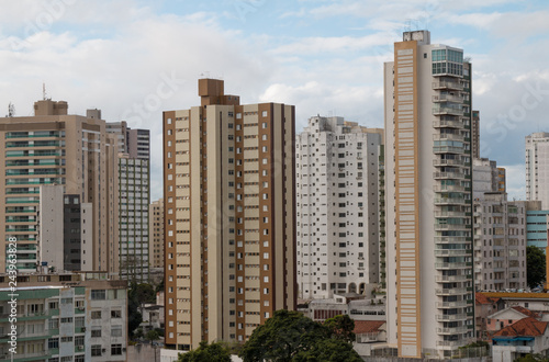 View of residential buildings in the city of Salvador Bahia Brazil