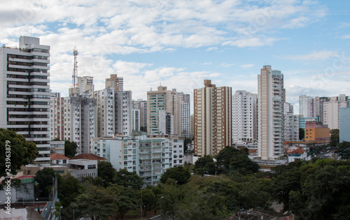 View of residential buildings in the city of Salvador Bahia Brazil