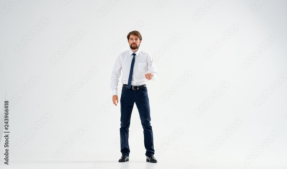 full-length business man full-length business man