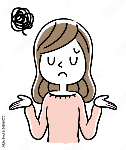 若い女性
