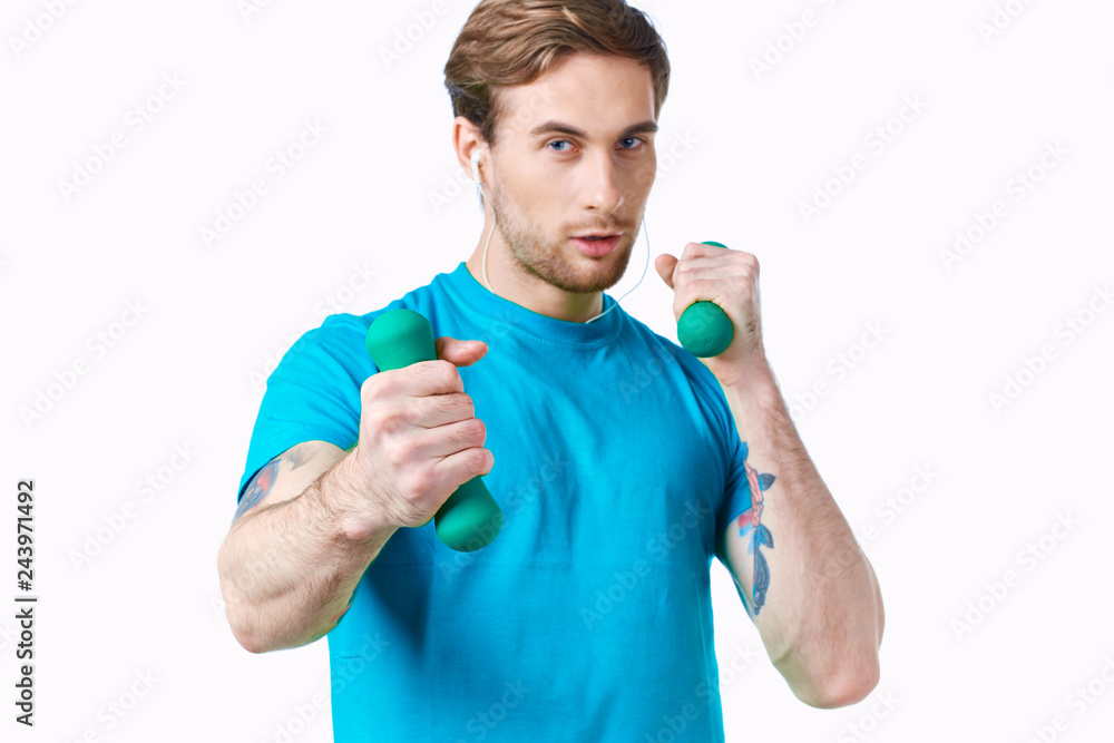 male athlete doing fitness male athlete doing fitness
